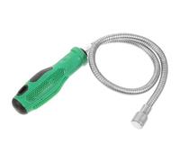 OUNONA Outil Magnétique de Ramassage Flexible Poignée Verte et Noire Bâtonnet Aimanté Compact 1 Pièce Accessoire Pratique pour Récupérer Boulons Écrous et Petits Objets Métalliques