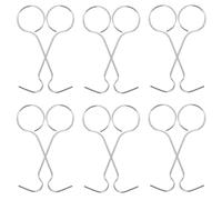 OUNONA Outils de Retrait de Siphon de Sol 25 Crochets en Acier Inoxydable pour Bonde de Bain et Entretien de Canalisation de Salle de Bain