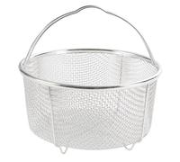 OUNONA Panier à Frire Acier Inoxydable Panier Vapeur Multifonction avec Support pour Cuisson Égouttage et Friture pour Légumes et Snacks