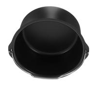 OUNONA Panier de Cuisson Rond pour Friteuse à Air Moule Antiadhésif Multifonction pour Gâteaux Pizzas et Rôtis Accessoire de Cuisson Métal Facile à Nettoyer et Gain de Place