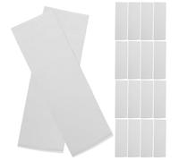 OUNONA Papier de Teinture Capillaire Réutilisable 50 Feuilles Blanches pour Mèches et Balayages Bandes Colorantes pour Cheveux Feuilles de Séparation pour Salon de Coiffure