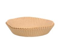 OUNONA Papier Sulfurisé Rond Creux pour Friteuse à Air 50 Feuilles 16X45 CM Antiadhésif Résistant Haute Température Absorption D’Huile Plateau Cuisson pour Ailes de Poulet et