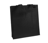 OUNONA Paquet à Provisions en Feutre Noir 35x30x10 Cm Réutilisable Pliable, Cabas Écologique Portable, Paquet de Courses Léger pour Rangement Alimentaire et Courses Quotidiennes