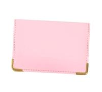 OUNONA Paquet de Crédit Rose en PU, Protège-Cartes Multi-grilles | 1 Pièce, Structure Plastique, Rangement Ordonné, pour École et Usage Prolongé