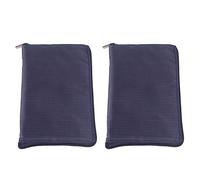 OUNONA Paquet Fourre-Tout Pliable Écologique Oxford Bleu Foncé Résistant Imperméable Grand Volume 15-20 Kg Paquet De Rangement Portable pour Courses Et Supermarché Lot De 2