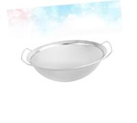 OUNONA Passoire Inox à Mailles Fines avec Double Poignée Panier Drain Multifonction pour Cuisine Tamis pour Riz Farine et Légumes Ustensile Maison et Restaurant