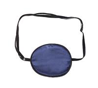 OUNONA Patchs Yeux en Soie pour Adultes, Pirate Ajustable Bleu Marine, Cache-œil pour Œil Paresseux et Strabisme, Usage et Détente