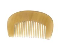 OUNONA Peigne à Cheveux Demi Circulaire Corne de Mouton Naturel Statique Fin et Accessoire de Massage pour Usage Quotidien Maison