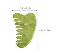 OUNONA Peigne Jade Outil De Massage Pour Chevelu Rond Polie Sans Joint Multiple Usage