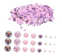 OUNONA Perles pour Ongles Abs 60g Design Plat pour Embellir Manucure et Projets Créatifs Perles Nacrées pour Adolescentes et Demoiselles D'honneur