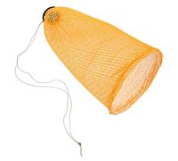 OUNONA Piège à Poissons Multifonction en Plastique Orange Léger avec Cage Filet pour Crevettes et Écrevisses, Pêche en Milieux Aquatiques Variés