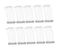 OUNONA Pièges à Peluches Installation Facile en Acier Inoxydable Lot de 10 Filet Résistant à L'usure pour Machine à Laver Adapté pour Tuyaux de Lave-linge Argentés