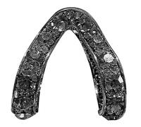 OUNONA Pince à Cheveux avec Accessoire Élégant pour Queue de Cheval Clip à Griffe Sécurisé pour Cheveux Fins pour Toutes Occasions