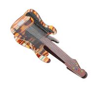 OUNONA Pince à Cheveux Musicale en Acétate Couleur Écaille de Guitare Accessoire Coiffure pour Femmes Légère et Résistante pour Concerts et Sorties