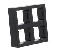 OUNONA Plaque de Base du Testeur pour Clavier Mécanique, Testeur d’Interrupteurs Mécaniques, Aluminium Noir, Outil Portable pour Essais
