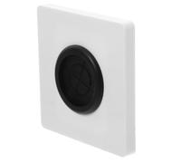 OUNONA Plaque Murale 86 Mm Blanche Classique pour Prise Électrique Passage de Câble 35 Mm et Protection Anti-courbure, Cache-prises Vierge pour Installation Murale Domestique, Panneau