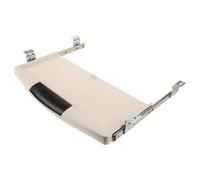 OUNONA Plateau Set Plastique Coulissant Clavier Fer pour en sous Bureau 1 | Tiroir Table, Support de Saisie pour Ordinateur, Design Ergonomique, Résistant à L’usure