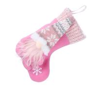 OUNONA Pochette Cadeau Chaussettes Décoratives Motif Poupée sans Visage avec Pochette à Suspendre