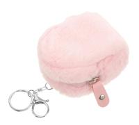 OUNONA Pochette Peluche pour Mini Sac à Main Portable avec Porte Clés Design et Compact pour Usage pour Poches Sacs