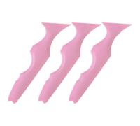 OUNONA Pochoirs à Sourcils en Silicone Rose 3pcs, Outil de Guide de Maquillage Facile à Nettoyer pour Tracer un Eye-liner, pour Maquillage des Yeux