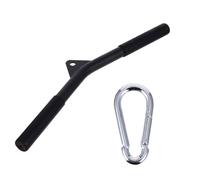 OUNONA Poignée de Tirage Musculation en Acier Noir pour Biceps et Triceps, Barre de Musculation pour Triceps Pratique et Accessoires de Gym Entraînement à Domicile Gym