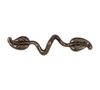 OUNONA Poignée de Tiroir Forme de Vintage Décoration de Porte Rétro pour Armoire Commode et Garde-robe Poignée de Meuble Alliage de Zinc Compatible Bois