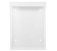 OUNONA Porte-brochures Mural, 29,5 x 21,6 cm, en Acrylique modulaire, présentoir à dépliants avec Couvercle pour écoles, Studios et espaces communautaires