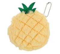 OUNONA Porte-clés en Peluche Ananas pour Enfants, Adorable Porte-Monnaie Et À, Breloque Suspendue, Petit À Main Créatif Et Fonctionnel avec Chaîne