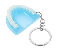 OUNONA Porte Clés Halloween Dentier Résine Drôle Décoration Suspendue Accessoire Dent Vampire