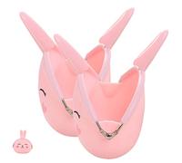 OUNONA Porte- en Silicone Lapin 2Pcs Petit Portefeuille Coloré Paquet de Rangement Pratique pour Usage Design Mignon