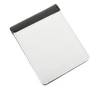 OUNONA Porte-Monnaie Sublimé DIY Petit pour Cartes et Argenté Cuir PU Blanc Simple Face Détenteur D'argenté Femme Voyage Portefeuille Transfert Thermique