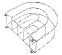 OUNONA Porte-Serviettes et Design Polyvalent Élégant en Acier Argenté Vertical Minimaliste et Moderne Accès Facile Maison Bureau
