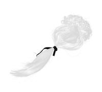 OUNONA Postiche de Cosplay Longue Bouclée pour Homme 1 Pièce Accessoires de Fête pour Avocat et Juge Aspect Naturel Costume Baroque