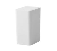 OUNONA Poubelle à Poussoir 12L avec Couvercle Anti-Déversement Conteneur à Déchets Domestique Poubelle Ménagère Cuisine Salon et Chambre Design Lisse et Capacité Couleur Aléatoire