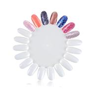 OUNONA Présentoir Vernis à Ongles 10 Pcs Roue d'Entraînement Transparente Acrylique pour Nail Art Pratique pour Salon et Usage Personnel