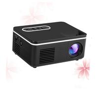 OUNONA Projecteur LED Lumineux Portable Compact Léger Multifonction pour Cinéma Maison Compatible USB Disque Dur PC DVD Noir