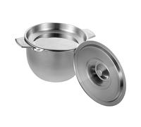 OUNONA Récipient à Huile Acier Inoxydable avec Filtre Pot à Graisse Multifonctionnel pour Cuisine Filtration et Stockage Facile des Résidus Alimentaires Poignée Ergonomique pour Éviter