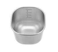 OUNONA Rice Measuring Scoop Stainless Steel Metal Cup With Non-slip Grip For Dry Ingredients Beans And Cereals Cooking