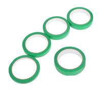 OUNONA Ruban de Masquage Washi Vert 5 Pièces Adhésif sans Résidu, Écologique, Forte Adhérence pour Peinture, Rénovation et Loisirs Créatifs