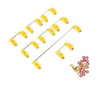 OUNONA Satellite pour Touches Larges 1 Set Mécanique Doré en Acier Inoxydable Structure Raisonnable Portable pour Clavier Mécanique 6,25u et 2u