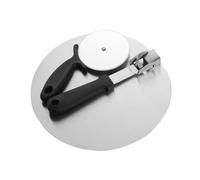 OUNONA Set de Pelle et Coupe-pizza Acier Inoxydable Outil Manuel pour Découpe Rapide de Pizza et Pagaie Polyvalente pour Transfert et Nettoyage Facile