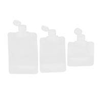 OUNONA Set De Pochettes Rechargeables Étanches Pour Lotion Et Cosmétiques Sac De Rangement De Voyage Portable Avec Entonnoir Et Étiquettes Adapté Aux Soins Peau Et Articles De Toilette
