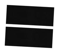 OUNONA Set de Semelles Anti-usure Silicone Noir Couvre-semelles Antidérapants et Découpables pour Réparation Complète et Talons Protection pour Chaussures