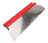 OUNONA Spatule de Lissage Acier Inoxydable avec Support Abs Kit Portable Outil pour Enduit et Plaques de Plâtre Lame Robuste pour Finition Murale