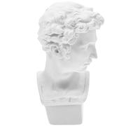 OUNONA Statue Grecque en Résine Blanche, Petite Figurine Décorative Chic Texture Délicate, pour Bureau ou Étagère, Sculpture Artistique Élégante