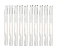OUNONA Stylo à Huile Pour Ongles Vide Transparent 10 Pcs 3 Ml Avec Pinceau Rotatif Cosmétiques Pour Maquillage Voyage Hommes Et Femmes Tubes Applicateurs Éclat Lèvres