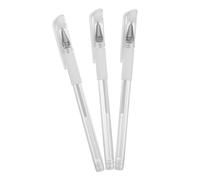 OUNONA Stylo De Positionnement Sourcils Et Lèvres 3 Pcs Blanc Fine Pointe Waterproof Microblading Professionnel Pour Maquillage Permanent Et Tatouage Artistique