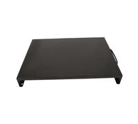 OUNONA Support Antidérapant Pour Plaque De Cuisson Gaz 30x40x5 Cm En Alliage Gris Poignée, Étagère De Rangement La Cuisine Pratique, Protège Plan De Travail Pour Cuisson Et Induction