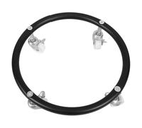 OUNONA Support de Bouteille de Mobile Inoxydable Roues Plateau de Réservoir de Base pour Maison Extérieur