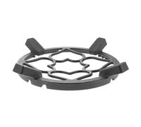 OUNONA Support de Grille en Fonte Cœur Antidérapant pour Petite Casserole à Lait Support Coupe-Vent Résistant Haute Température Accessoire Cuisson Gaz Polyvalent pour Wok et Cafetière